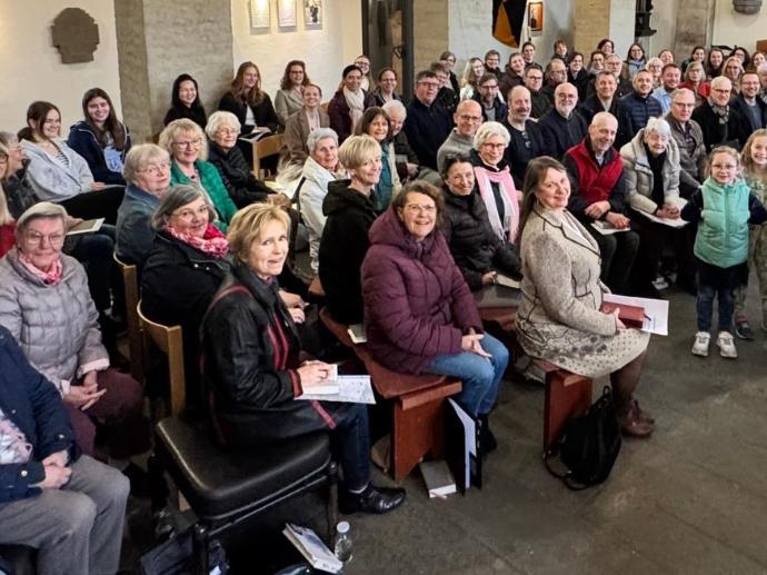 Choere beim Jubilaeum von Claus