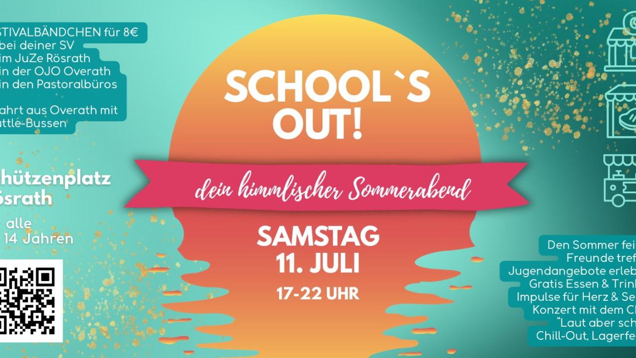 School´s Out Plakat Querformat
